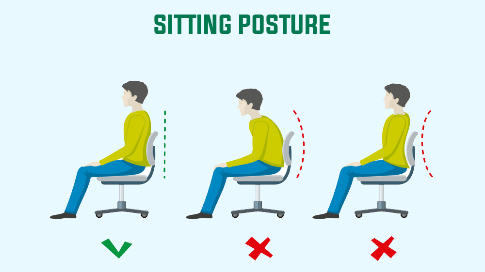 بهبود وضعیت نشستن بدن برای افزایش قد